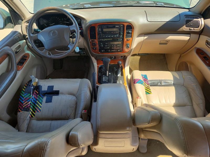 1998 Lexus Lx 470 VIN JT6HT00W9W0005731 COPART salvage auction — FRONT END, Ca - Salvage Certificate, sold $3,600 on 2026-07-14 (photo 8)