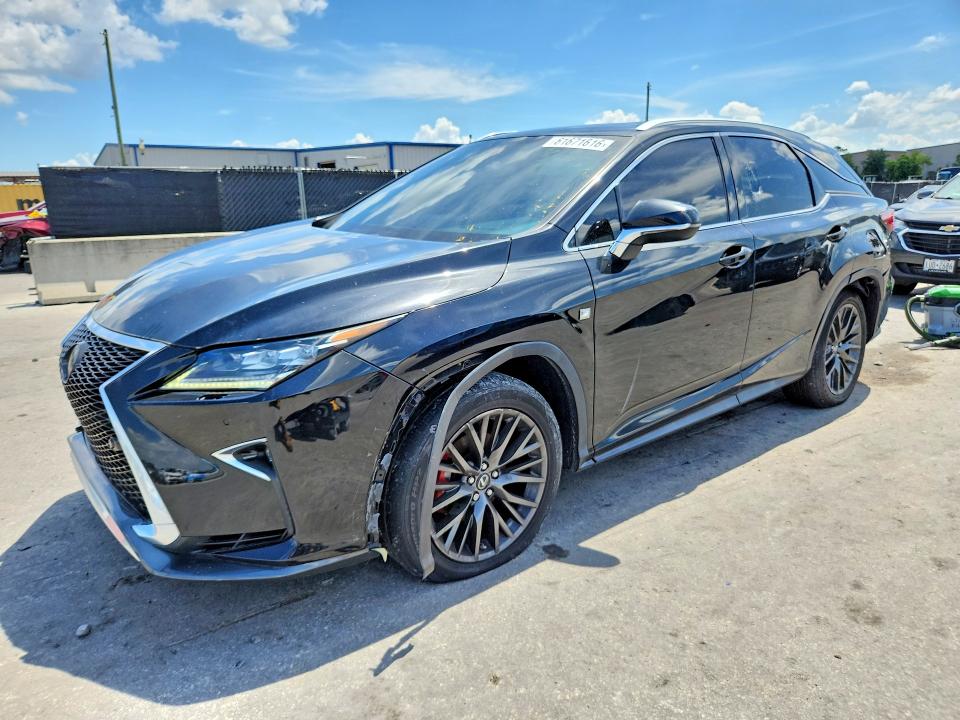 2017 Lexus Rx VIN 2T2BZMCA2HC056898 COPART salvage auction — FRONT END, In - Certificate Of Title, sold $16,000 on 2026-07-30 (photo 1)