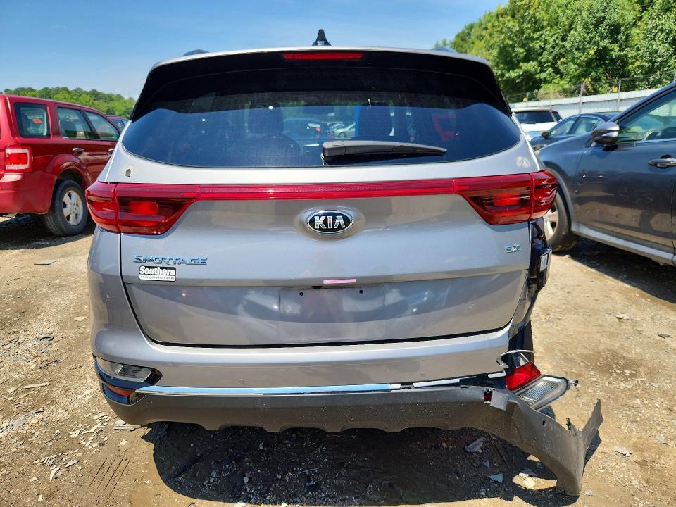 2022 Kia Sportage VIN KNDPN3AC4N7009275 COPART salvage auction — REAR END, Va - Cert Of Title - Salvage, sold $1,850 on 2026-07-21 (photo 6)