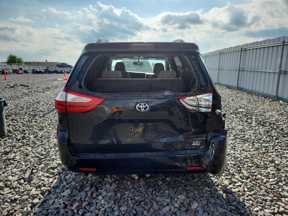 2015 Toyota Sienna VIN 5TDJK3DC1FS097073 COPART salvage auction — REAR END, Wi - Junked Vehicle Bill Of Sale, sold $1,200 on 2026-07-20 (photo 6)