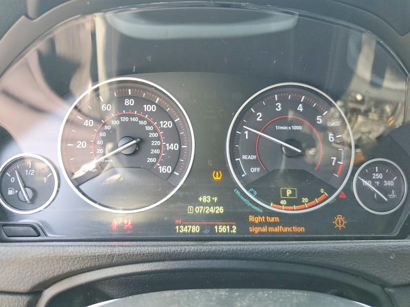 2015 BMW 3er VIN WBA3B5G50FNS13464 COPART salvage auction — FRONT END, Ny - Mv-907A Salvage Certificate, sold $1,650 on 2026-08-12 (photo 9)