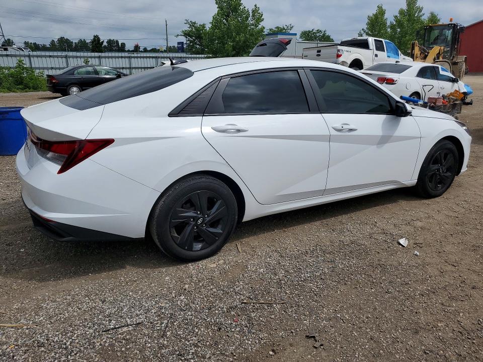 2022 Hyundai Elantra VIN KMHLM4AG9NU363638 COPART salvage auction — SIDE, ON - PERMIT NO BRAND - UNFIT, sold $1,150 on 2026-07-21 (photo 3)