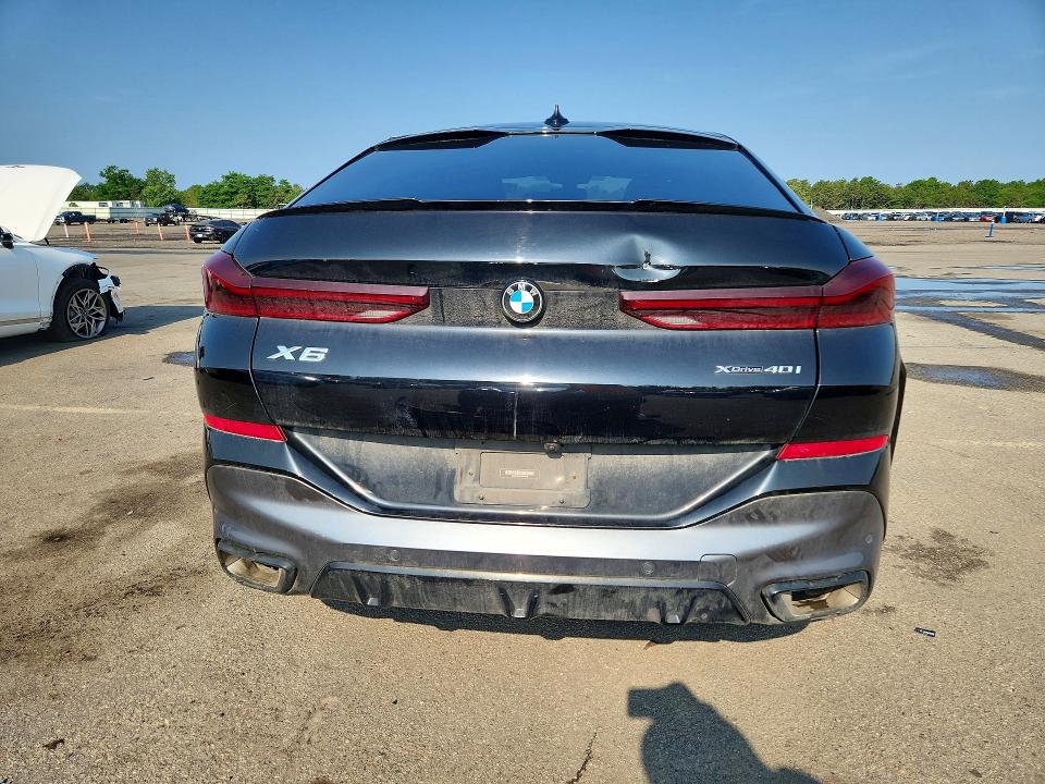 2023 BMW X6 VIN 5UXCY6C02P9R83286 COPART salvage auction — VANDALISM, Ny - Mv-907A Salvage Certificate, sold $38,250 on 2026-07-20 (photo 6)