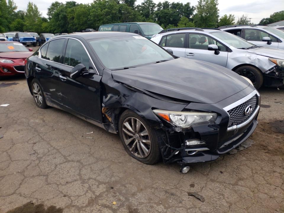 2016 Infiniti Q50 VIN JN1CV7AR7GM251284 COPART salvage auction — FRONT END, Ct - Cert Of Title-Salvage, sold $1,050 on 2026-07-31 (photo 4)