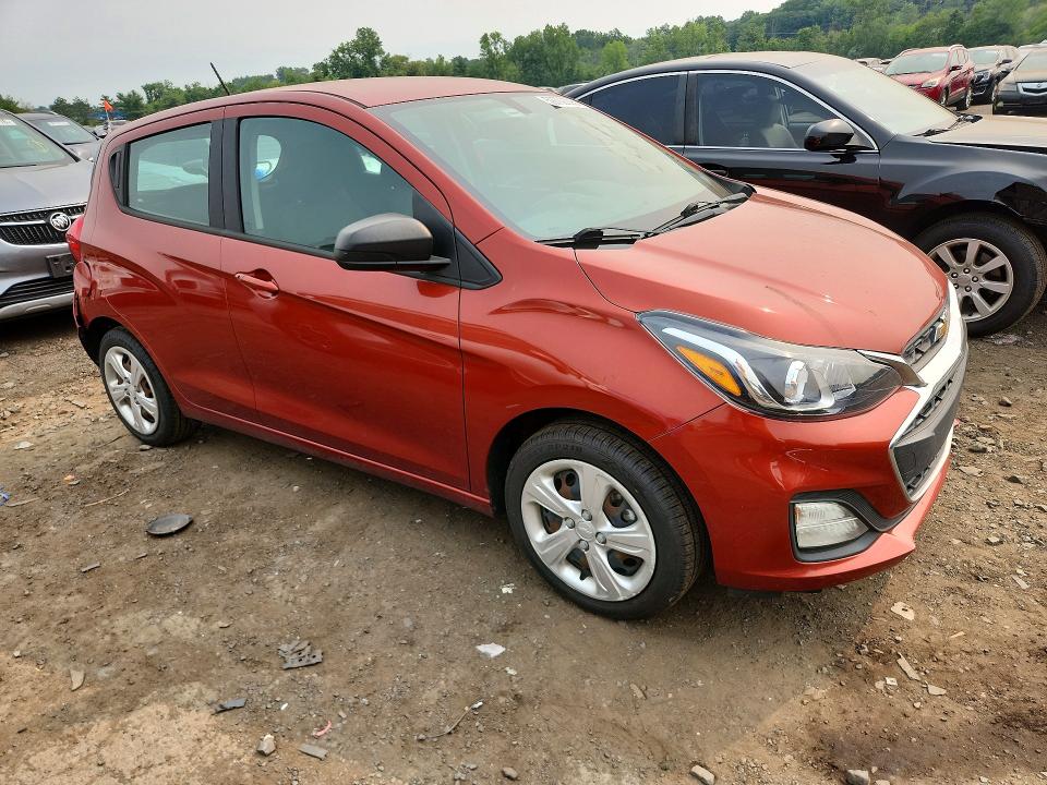 2021 Chevrolet Spark VIN KL8CB6SA0MC742590 COPART salvage auction — REAR END, CT - CERT OF TITLE-SALVAGE, sold $1,300 on 2026-07-31 (photo 4)