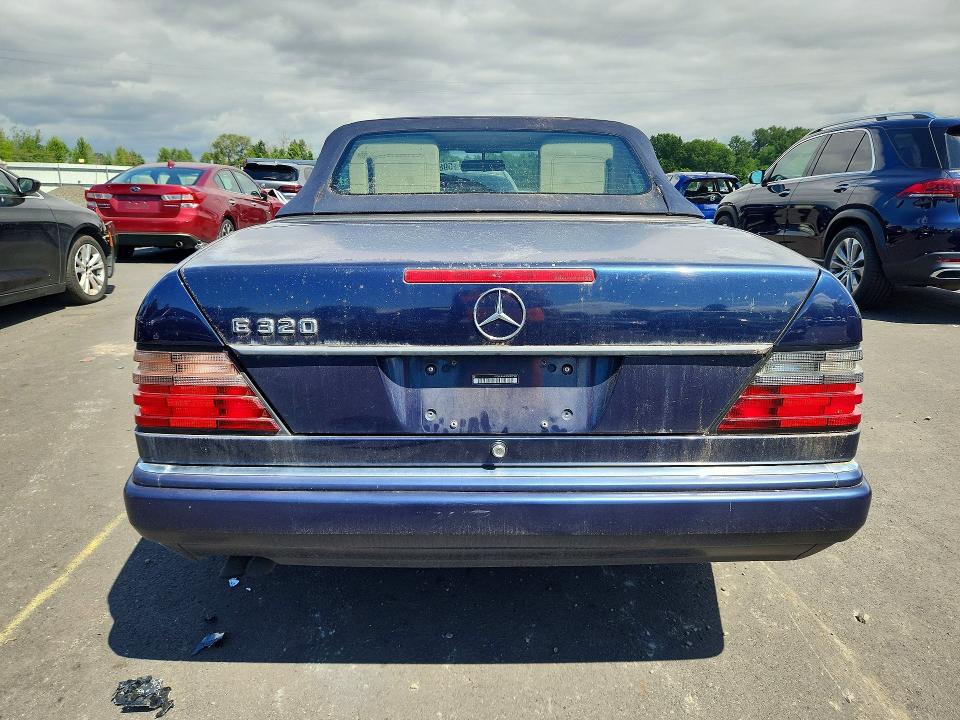 1995 Mercedes-benz E-klasse VIN WDBEA66EXSC279188 COPART salvage auction — FRONT END, Ca - Salvage Certificate, sold $4,700 on 2026-07-08 (photo 6)
