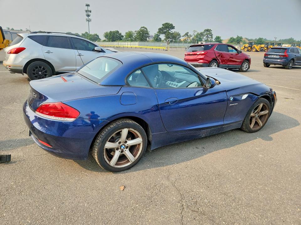 2011 BMW Z4 VIN WBALM5C56BE495703 COPART salvage auction — FRONT END, NY - MV-907A SALVAGE CERTIFICATE, sold $80 on 2026-07-29 (photo 3)