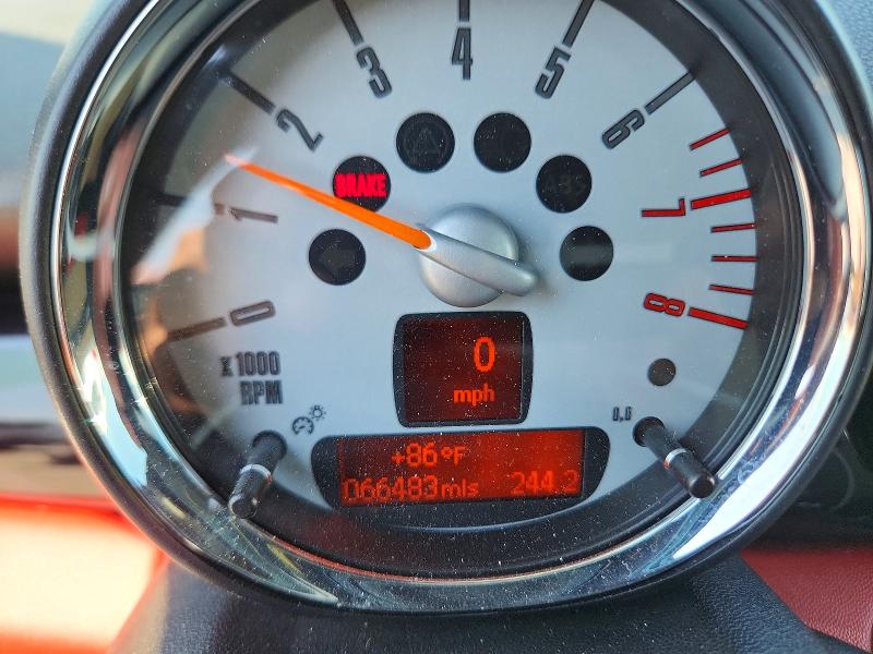 2007 Mini Cooper VIN WMWMF73587TT84258 COPART salvage auction — REAR END, Tn - Salvage Certificate, sold $1,550 on 2026-08-10 (photo 9)