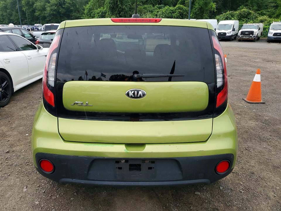 2017 Kia Soul VIN KNDJN2A20H7884204 COPART salvage auction — MINOR DENT/SCRATCHES, Nj - Certificate Of Title, sold $625 on 2026-07-30 (photo 6)