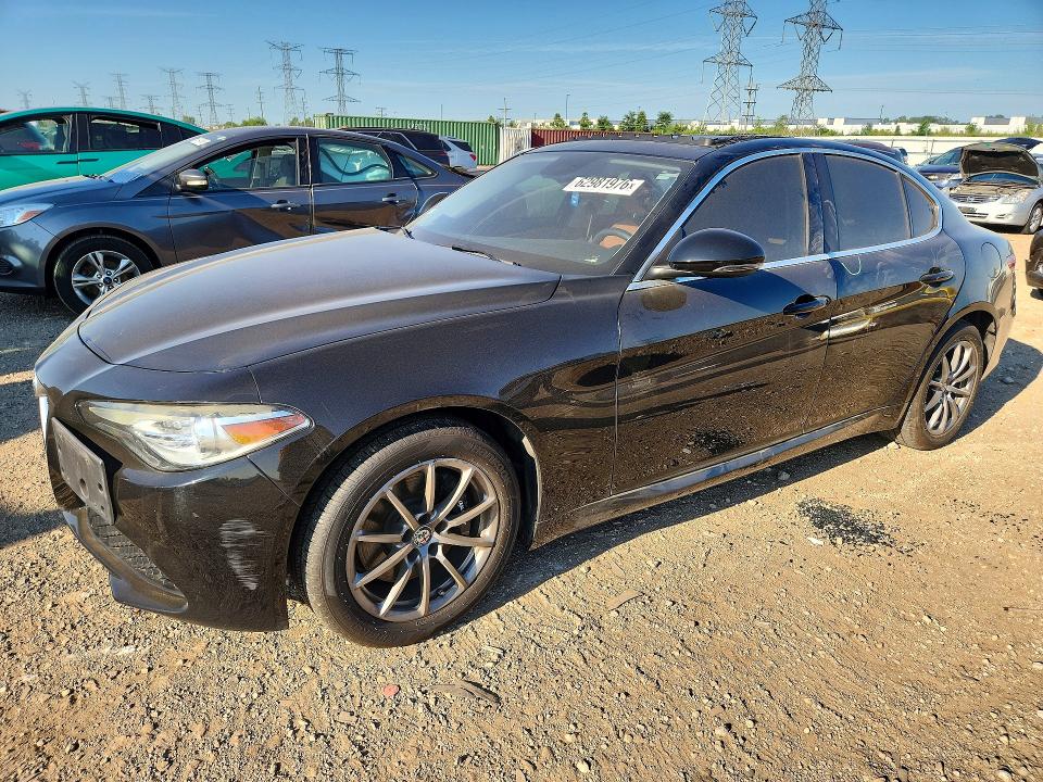 2018 Alfa romeo Giulia VIN ZARFAEDN1J7579315 COPART salvage auction — VANDALISM, Il - Salvage Certificate, sold $4,000 on 2026-08-27 (photo 1)