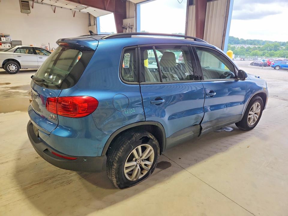 2017 Volkswagen Tiguan VIN WVGBV7AX2HW501040 COPART salvage auction — SIDE, PA - CERTIFICATE OF SALVAGE, sold $2,000 on 2026-07-31 (photo 3)