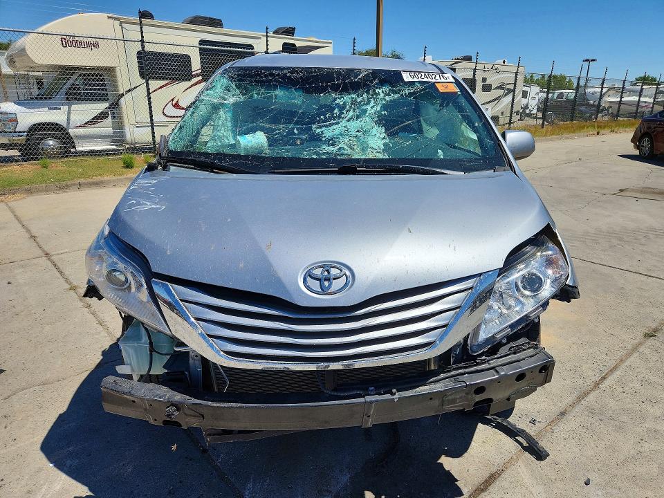 2015 Toyota Sienna VIN 5TDKK3DC2FS643609 COPART salvage auction — SIDE, Ca - Salvage Certificate, sold $525 on 2026-07-20 (photo 5)