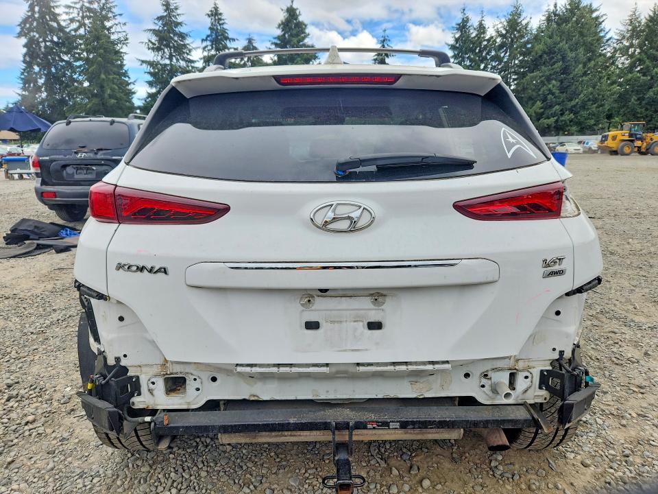 2021 Hyundai Kona VIN KM8K3CA59MU720094 COPART salvage auction — ALL OVER, WA - BILL OF SALE, sold $3,900 on 2026-07-31 (photo 6)