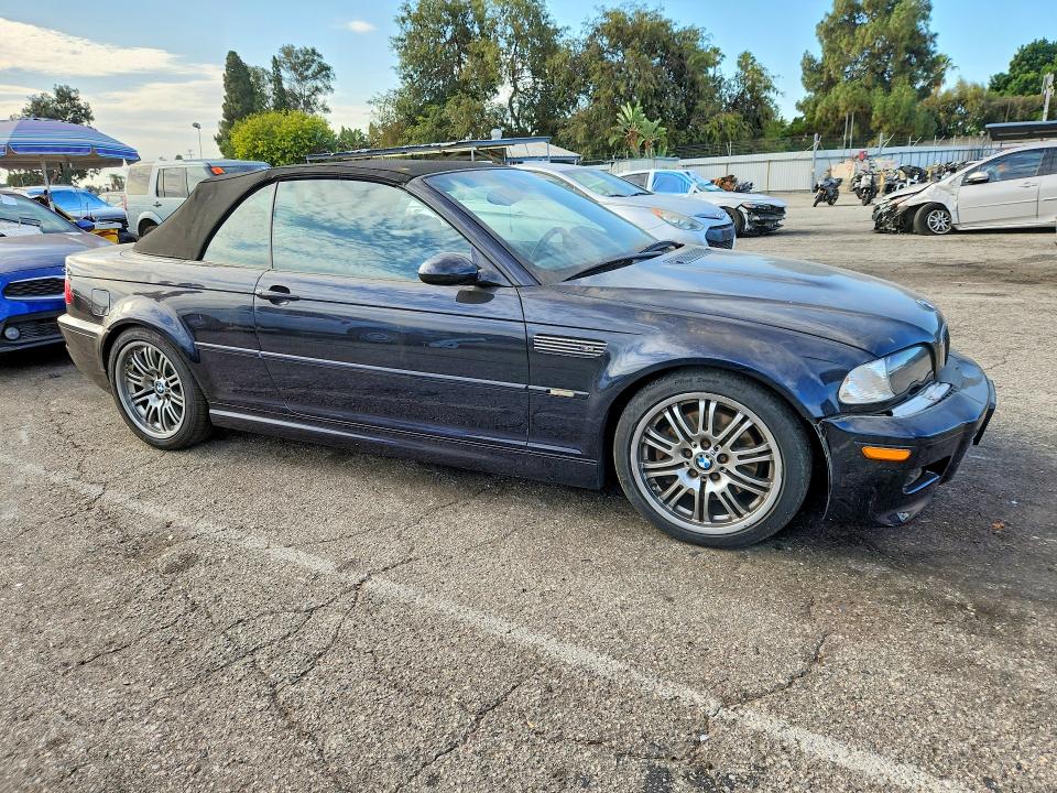 2001 BMW M3 VIN WBSBR93471EX20765 COPART salvage auction — FRONT END, Ca - Salvage Certificate, sold $8,400 on 2026-07-31 (photo 4)