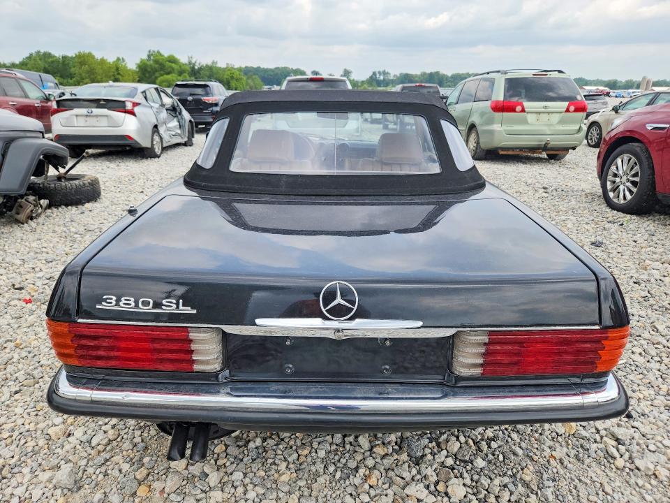1985 Mercury 380sl VIN WDB1070451A024175 COPART salvage auction — FRONT END, Mi - Dealer Only Clean Title, sold $350 on 2026-07-30 (photo 6)