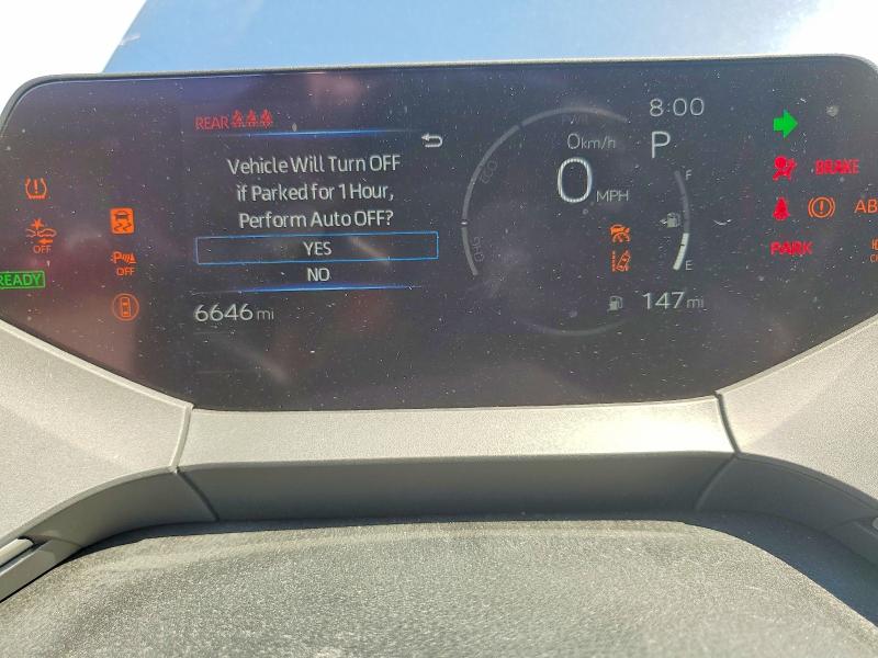 2024 Toyota Prius VIN JTDACAAU1R3037542 COPART salvage auction — FRONT END, Ky - Cert Of Title-Salvage, sold $175 on 2026-07-30 (photo 9)
