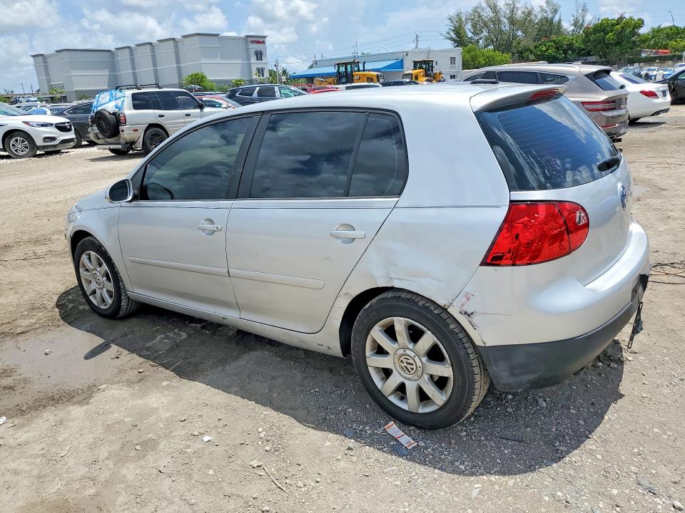 2009 Volkswagen Golf VIN WVWDA71K19W145792 COPART salvage auction — SIDE, FL - CERT OF TTL-REBUILT&SLVG RBLD, sold $375 on 2026-07-31 (photo 2)