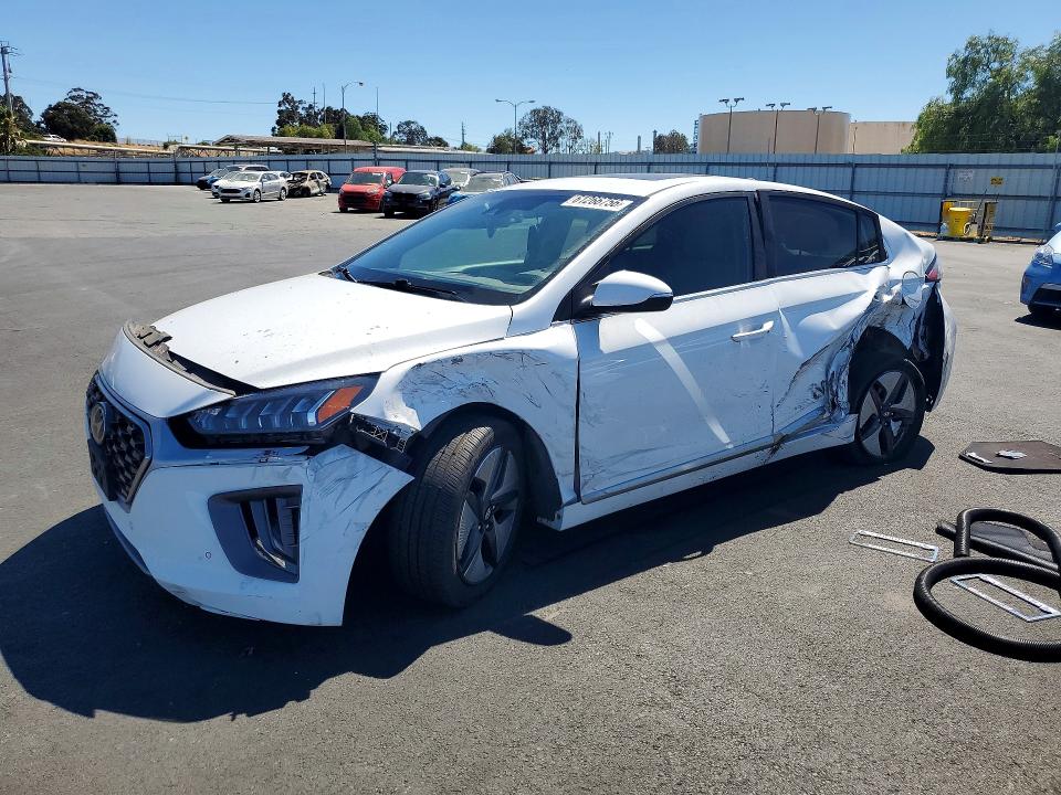 2021 Hyundai Ioniq VIN KMHC05LC3MU255283 COPART salvage auction — FRONT END, Salvage Title, sold $2,100 on 2026-07-27 (photo 1)