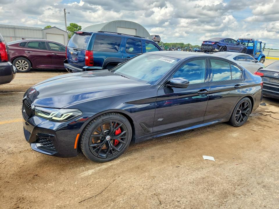 2023 BMW M5 VIN WBA13BK0XPCL25460 COPART salvage auction — WATER/FLOOD, Ks - Cert Of Title-Salvage, sold $27,000 on 2026-08-10 (photo 1)