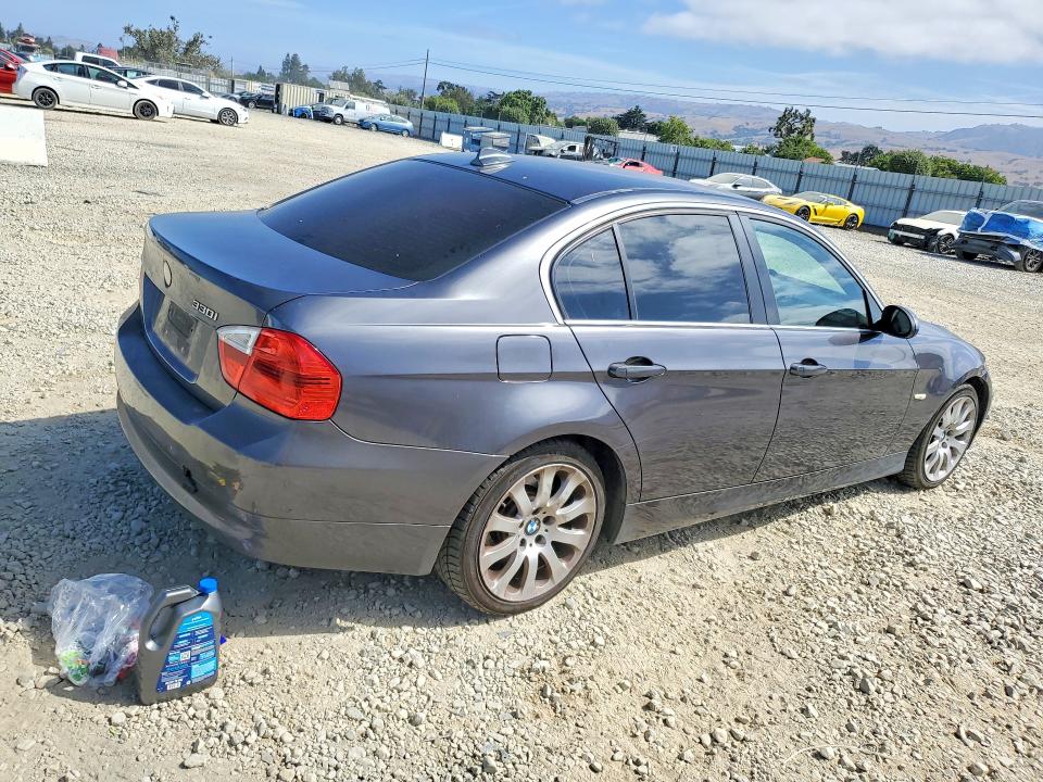 2006 BMW 3er VIN WBAVB33556KR75399 COPART salvage auction — FRONT END, Ca - Salvage Certificate, sold $450 on 2026-07-14 (photo 3)
