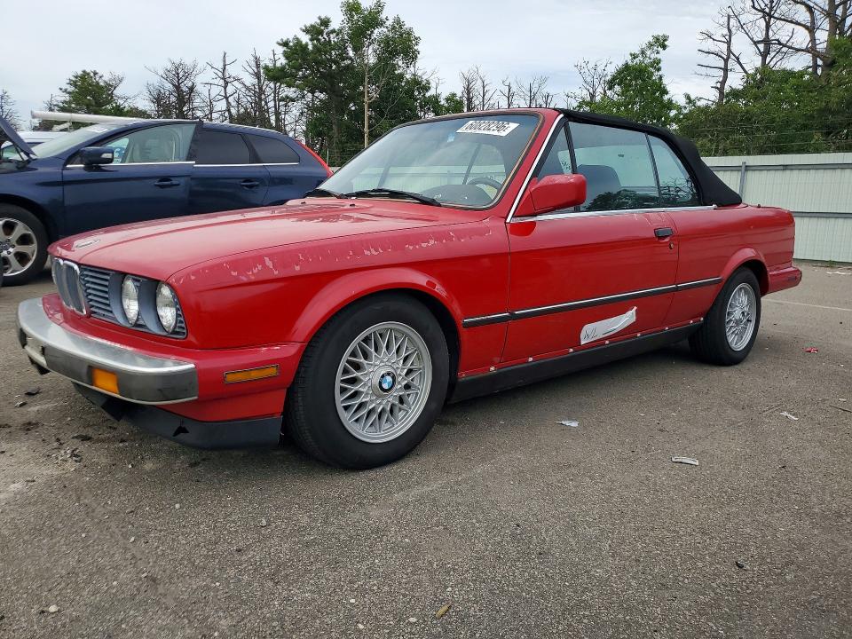 1987 BMW 3 series VIN WBABB2300H1942742 COPART salvage auction — WATER/FLOOD, Ny - Mv907A-Flood Salvage, sold $100 on 2026-07-29 (photo 1)
