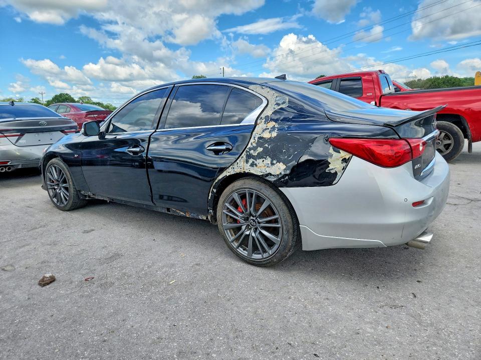 2014 Infiniti Q50 VIN JN1BV7ARXEM682260 COPART salvage auction — SIDE, Nc - Salvage Certificate Of Title, sold $2,950 on 2026-07-27 (photo 2)