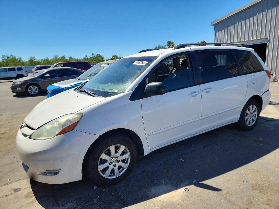 2006 Toyota Sienna VIN 5TDZA23C56S517984 COPART salvage auction — REAR END, Ca - Salvage Certificate, sold $575 on 2026-07-27 (photo 1)