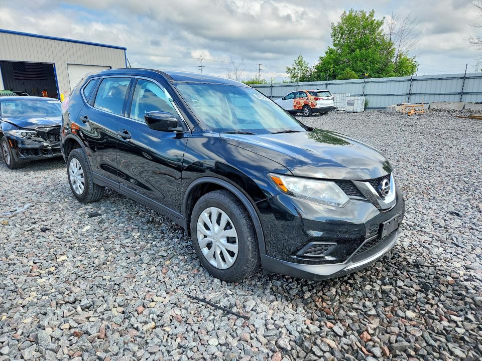 2016 Nissan Rogue VIN JN8AT2MV5GW145446 COPART salvage auction — FRONT END, Wi - Junked Vehicle Bill Of Sale, sold $350 on 2026-07-27 (photo 4)