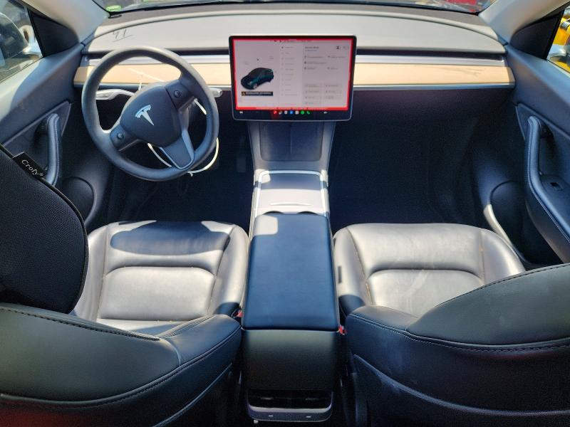 2021 Tesla Model y VIN 5YJYGAEE4MF229670 COPART salvage auction — FRONT END, CT - CERT OF TITLE-SALVAGE, sold $8,900 on 2026-07-23 (photo 8)