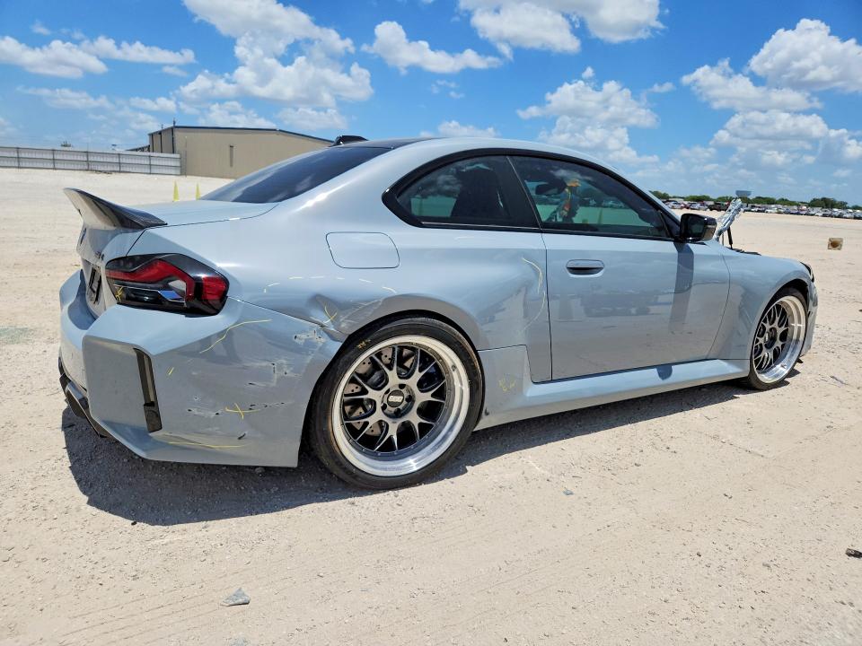 2024 BMW M2 VIN 3MF13DM03R8E06285 COPART salvage auction — SIDE, TX - SALVAGE VEHICLE TITLE (P), sold $20,000 on 2026-07-23 (photo 3)