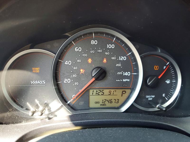 2012 Toyota Yaris VIN JTDKTUD34CD537544 COPART salvage auction — FRONT END, Ga - Certificate Of Title, sold $1,750 on 2026-07-27 (photo 9)