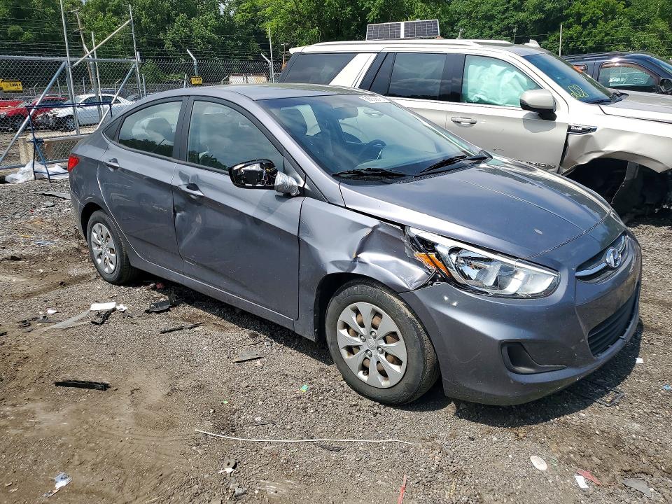 2015 Hyundai Accent VIN KMHCT4AE8FU792403 COPART salvage auction — FRONT END, MD - CERT OF SALVAGE > 75% DAMAGE, sold $750 on 2026-07-30 (photo 4)