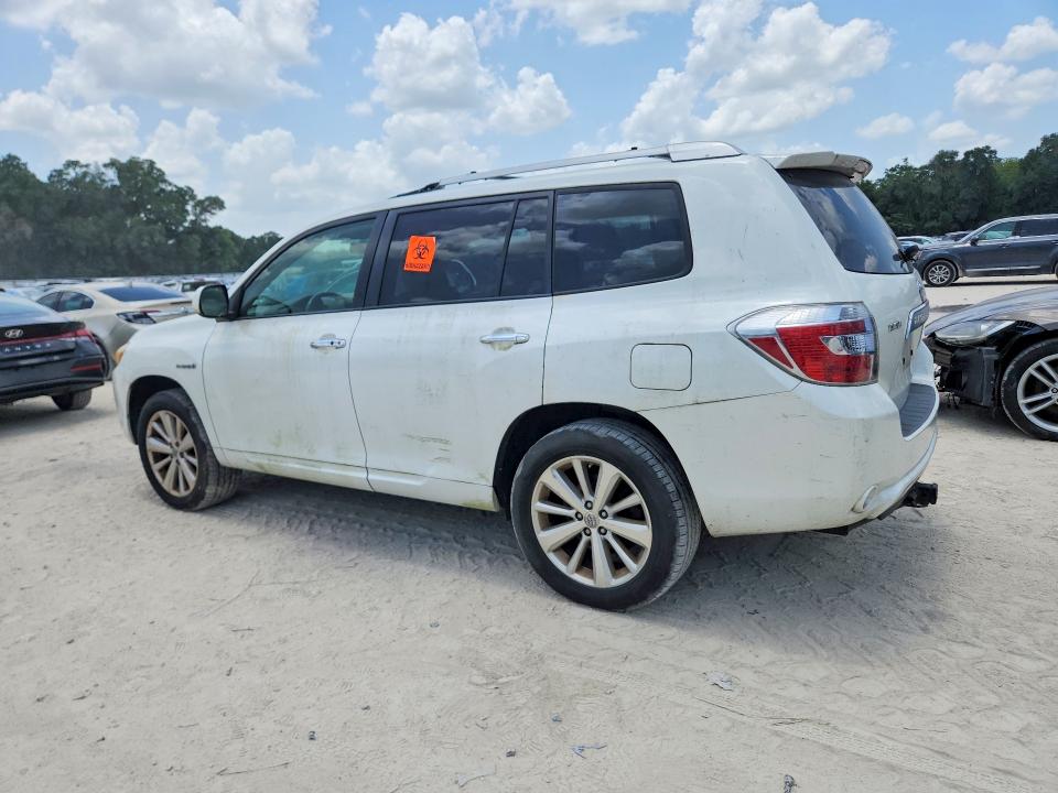 2008 Toyota Highlander VIN JTEEW44AX82017351 COPART salvage auction — WATER/FLOOD, Fl - Certificate Of Title, sold $1,850 on 2026-07-14 (photo 2)
