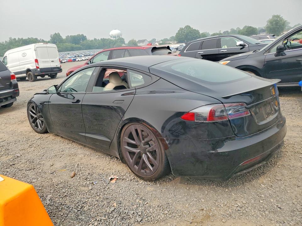 2021 Tesla Model s VIN 5YJSA1E65MF444085 COPART salvage auction — FRONT END, Nj - Cert Of Title-Salvage, sold $11,700 on 2026-08-28 (photo 2)