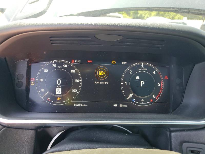2018 Land rover Range rover sport VIN SALWR2RK5JA409048 COPART salvage auction — FRONT END, MD - CERTIFICATE OF TITLE (P), sold $15,500 on 2026-07-27 (photo 9)