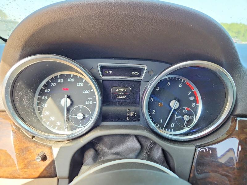 2015 Mercedes-benz Ml-class VIN 4JGDA5JB0FA443114 COPART salvage auction — MINOR DENT/SCRATCHES, Tn - Certificate Of Title (P), sold $6,200 on 2026-07-28 (photo 9)