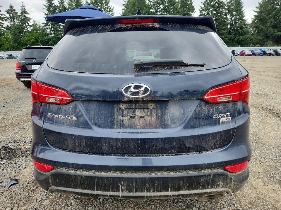 2013 Hyundai Santa fe VIN 5XYZUDLB0DG023441 COPART salvage auction — FRONT END, WA - BILL OF SALE, sold $1,450 on 2026-07-31 (photo 6)