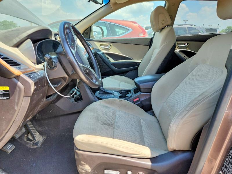 2014 Hyundai Santa fe VIN KM8SMDHF9EU043986 COPART salvage auction — MECHANICAL, IN - CERTIFICATE OF TITLE, sold $900 on 2026-07-24 (photo 7)