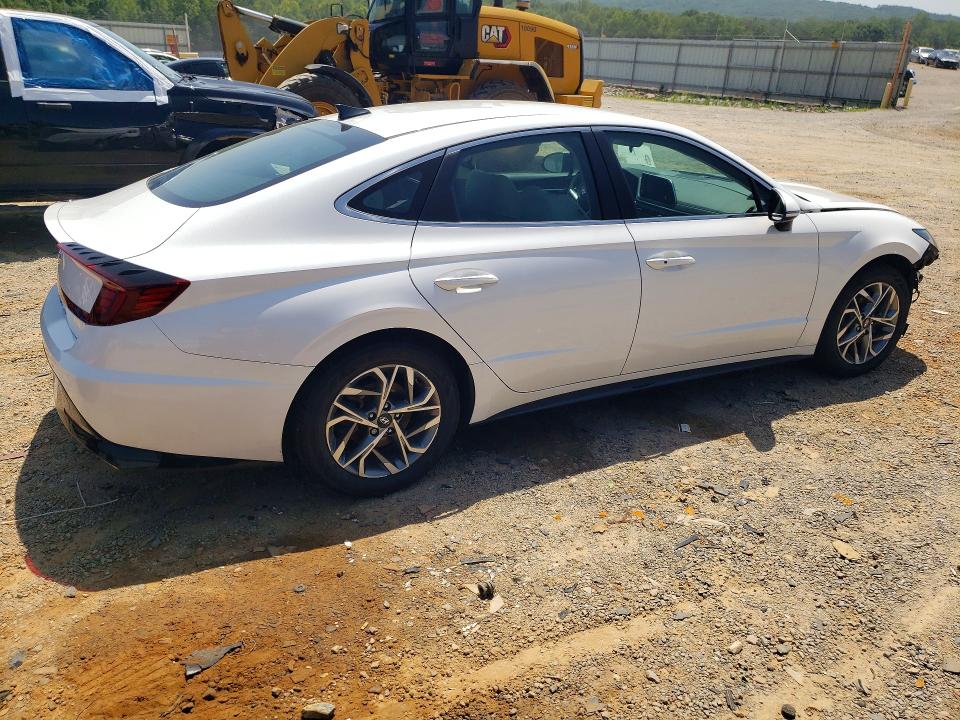 2022 Hyundai Sonata VIN KMHL64JAXNA210659 COPART salvage auction — FRONT END, Va - Cert Of Title - Salvage, sold $4,900 on 2026-07-31 (photo 3)