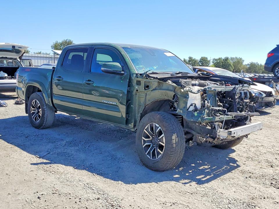 2022 Toyota Tacoma VIN 3TMCZ5AN9NM456352 COPART salvage auction — FRONT END, Ca - Salvage Certificate, sold $7,700 on 2026-07-30 (photo 4)