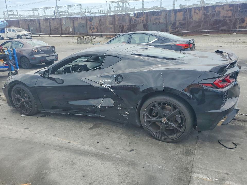 2021 Chevrolet Corvette VIN 1G1YB2D46M5106587 COPART salvage auction — SIDE, Ca - Salvage Certificate, sold $25,500 on 2026-09-25 (photo 2)