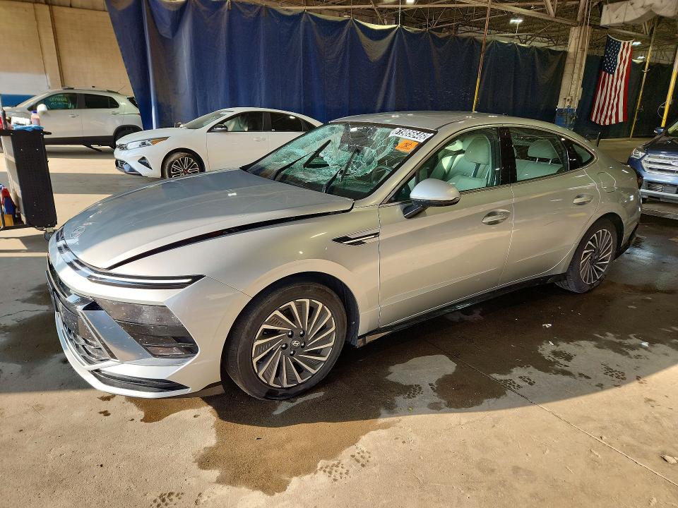 2025 Hyundai Sonata hybrid VIN KMHL34JJ5SA103748 COPART salvage auction — SIDE, FL - CERTIFICATE OF TITLE, sold $300 on 2026-08-03 (photo 1)