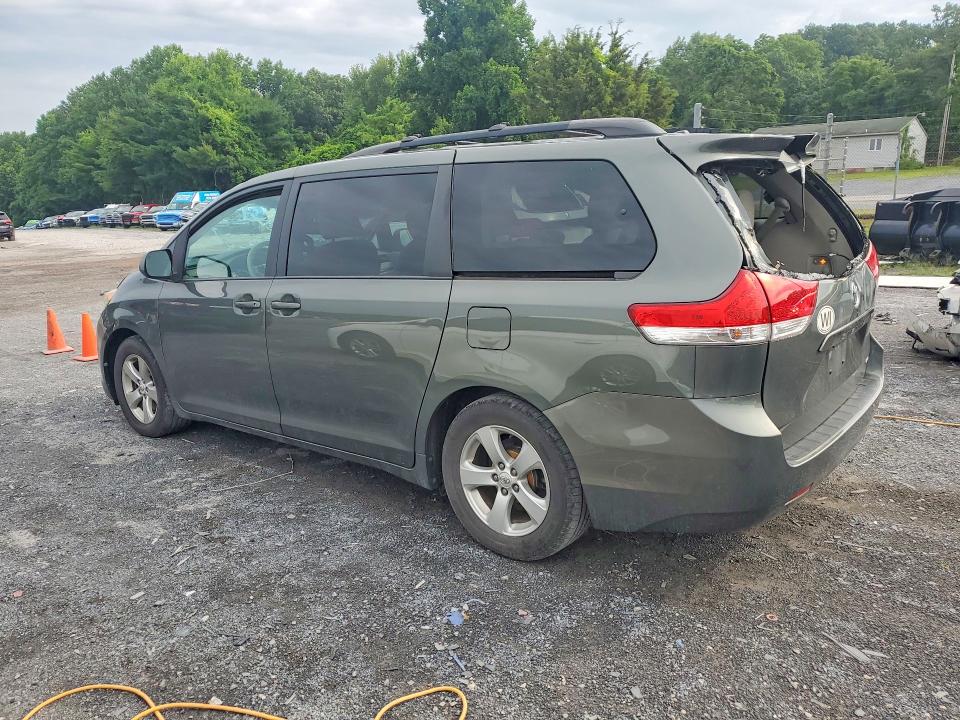 2013 Toyota Sienna VIN 5TDKK3DCXDS306506 COPART salvage auction — ALL OVER, PA - CERTIFICATE OF SALVAGE, sold $1,700 on 2026-07-23 (photo 2)