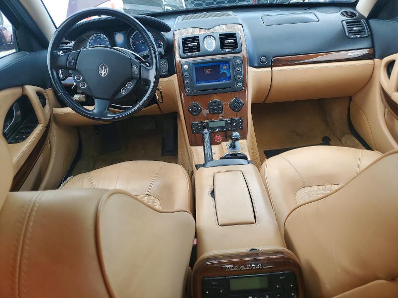 2005 Maserati Quattroporte VIN ZAMCE39A050018478 COPART salvage auction — MINOR DENT/SCRATCHES, OH - CERTIFICATE OF TITLE, sold $450 on 2026-07-28 (photo 8)