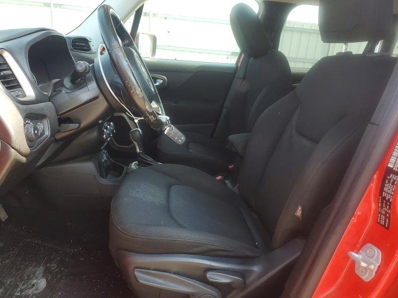 2016 Jeep Renegade VIN ZACCJABT0GPE14147 COPART salvage auction — REAR END, AL - CERT OF TITLE-SALVAGE TITLE, sold $1,600 on 2026-08-13 (photo 7)