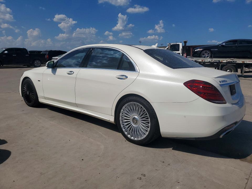 2019 Mercedes-benz S-klasse VIN WDDUG7DB3KA476831 COPART salvage auction — MINOR DENT/SCRATCHES, Tx - Cert Of Title-Manufacturer Buy (P), sold $25,500 on 2026-07-27 (photo 2)