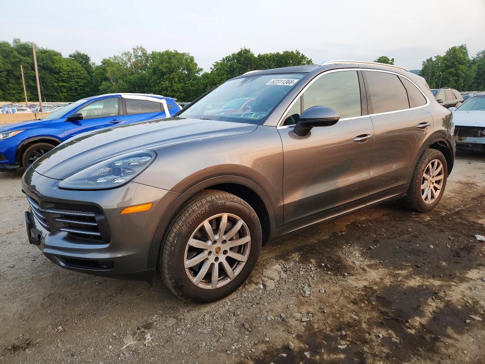 2022 Porsche Cayenne VIN WP1AA2AY3NDA02518 COPART salvage auction — REAR END, Ny - Mv-907A Salvage Certificate, sold $34,250 on 2026-08-04 (photo 1)