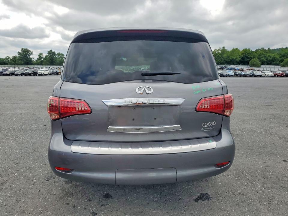 2017 Infiniti Qx80 VIN JN8AZ2NE5H9152930 COPART salvage auction — SIDE, Pa - Certificate Of Salvage, sold $4,800 on 2026-07-14 (photo 6)