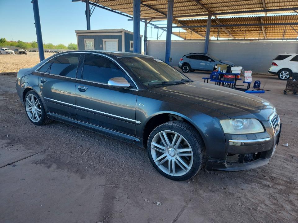 2007 Audi S8 VIN WAUPN44E87N019726 COPART salvage auction — FRONT END, Az - Cert Of Title - Salvage, sold $625 on 2026-07-23 (photo 4)