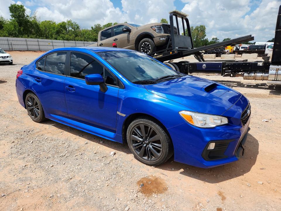 2021 Subaru Wrx VIN JF1VA1A64M9818317 COPART salvage auction — HAIL, In - Certificate Of Title (P), sold $12,600 on 2026-07-28 (photo 4)